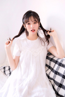 汉服女装齐胸襦裙喷水视频
